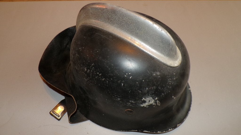 Nederlandse / Duitse Brandweerhelm M34 Aluminium met Kam, Verzenden, Landmacht, Nederland, Helm of Baret