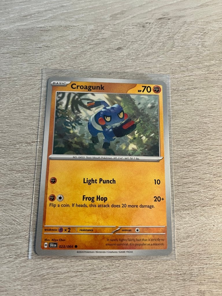 Croagunk 023/064 Shrouded Fable - Pokémon Kaart, Ophalen of Verzenden, Nieuw, Losse kaart