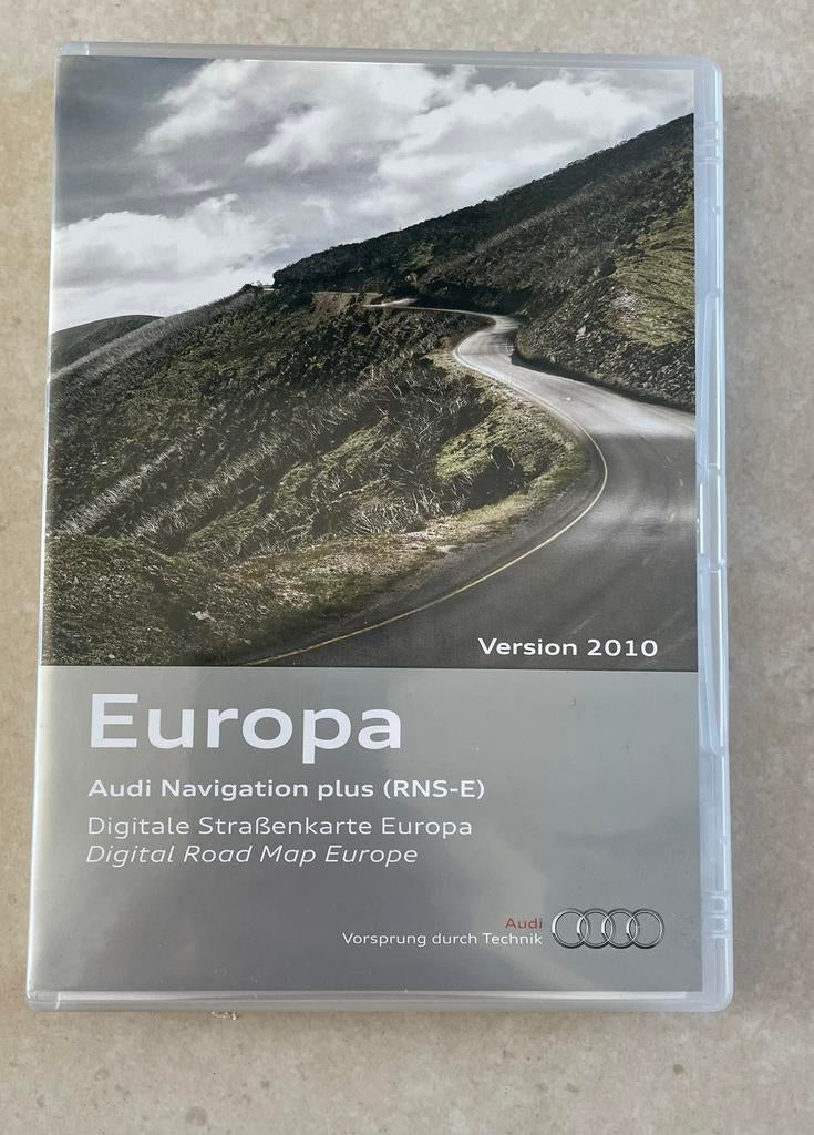 Audi rns-e / rnse navigatie dvd 2010 origineel dvd 1 west eu, Ophalen, Zo goed als nieuw, Landkaarten