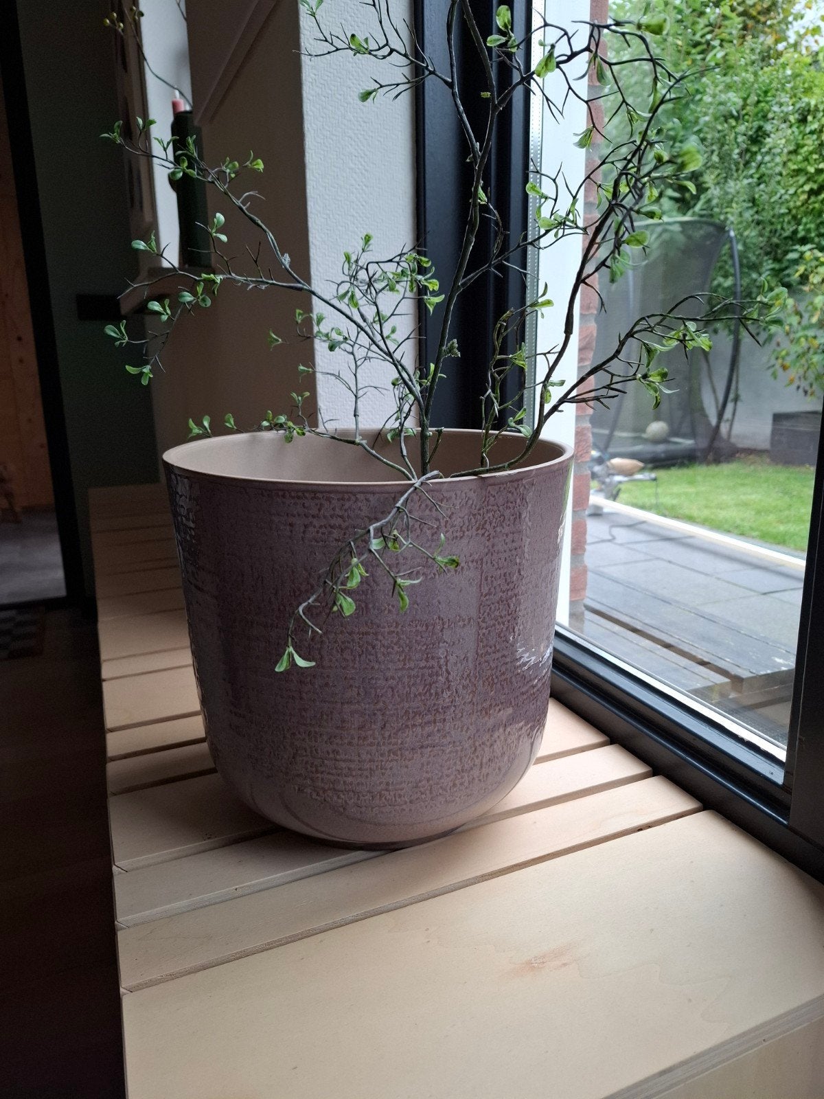 Bloempot. Binnen. Old Pink. D30 H28, Rond, Minder dan 40 cm, Aardewerk, Ophalen