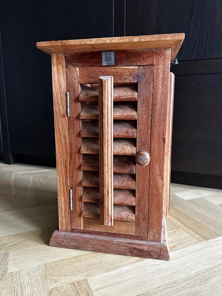 Rivièra Maison Shutter Lantaarn, Ophalen, Zo goed als nieuw, Hout, Bruin