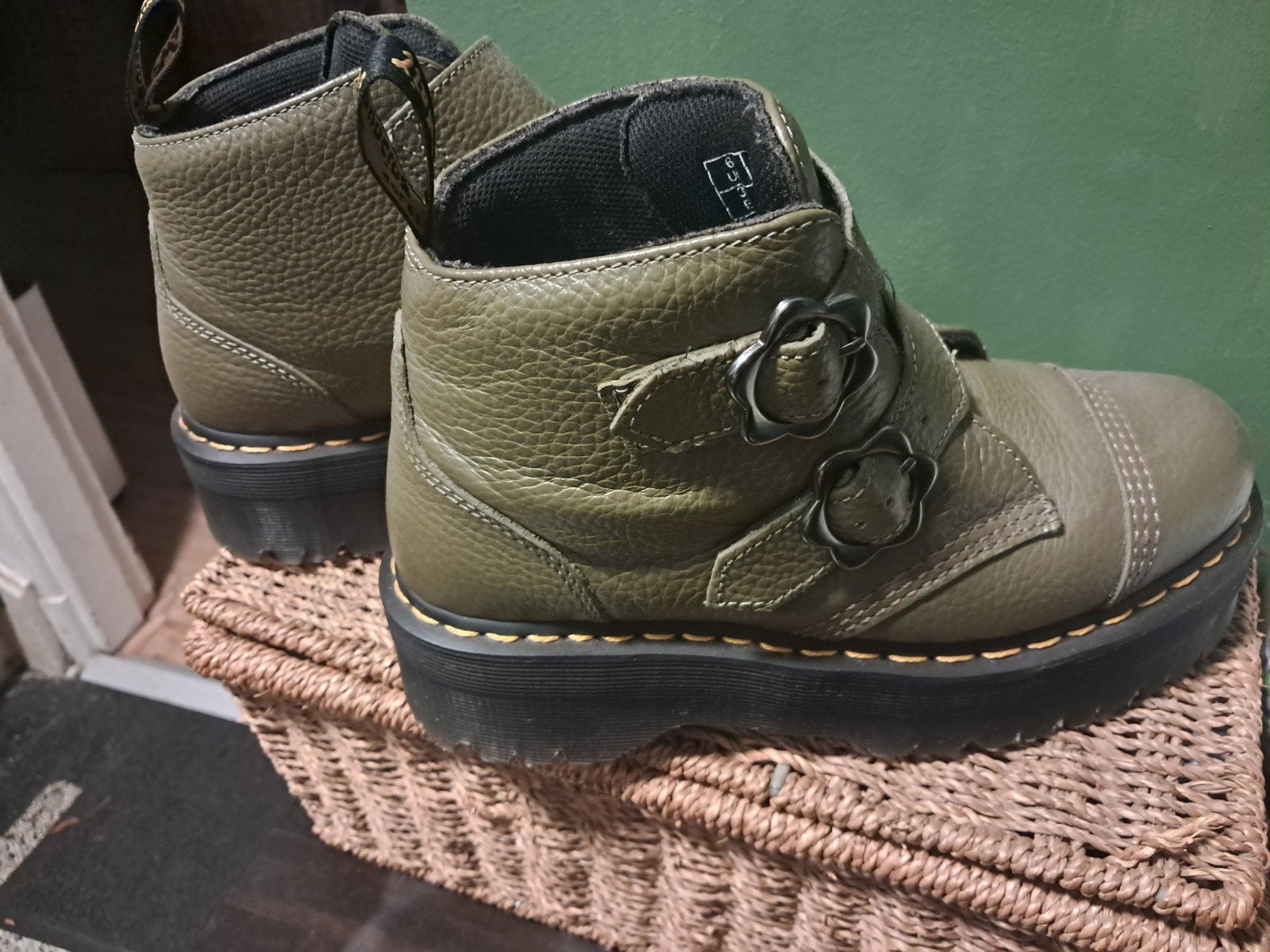 Dr. Martens Devon FLWR Laarzen Maat 39 Z.G.A.N., Lage of Enkellaarzen, Ophalen of Verzenden, Groen, Dr. Martens