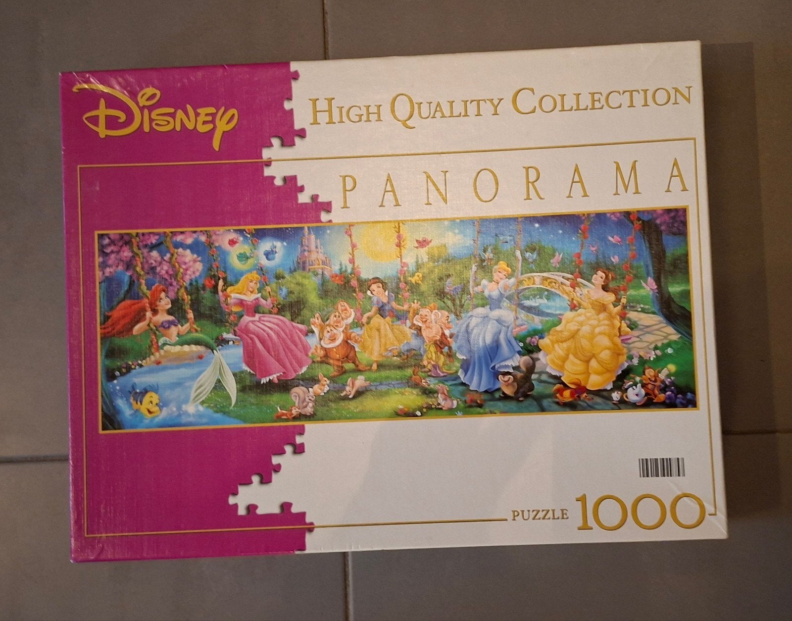 Disney Panorama Puzzel 1000 stukjes - Prinsessen, Ophalen, 500 t/m 1500 stukjes, Gebruikt, Legpuzzel