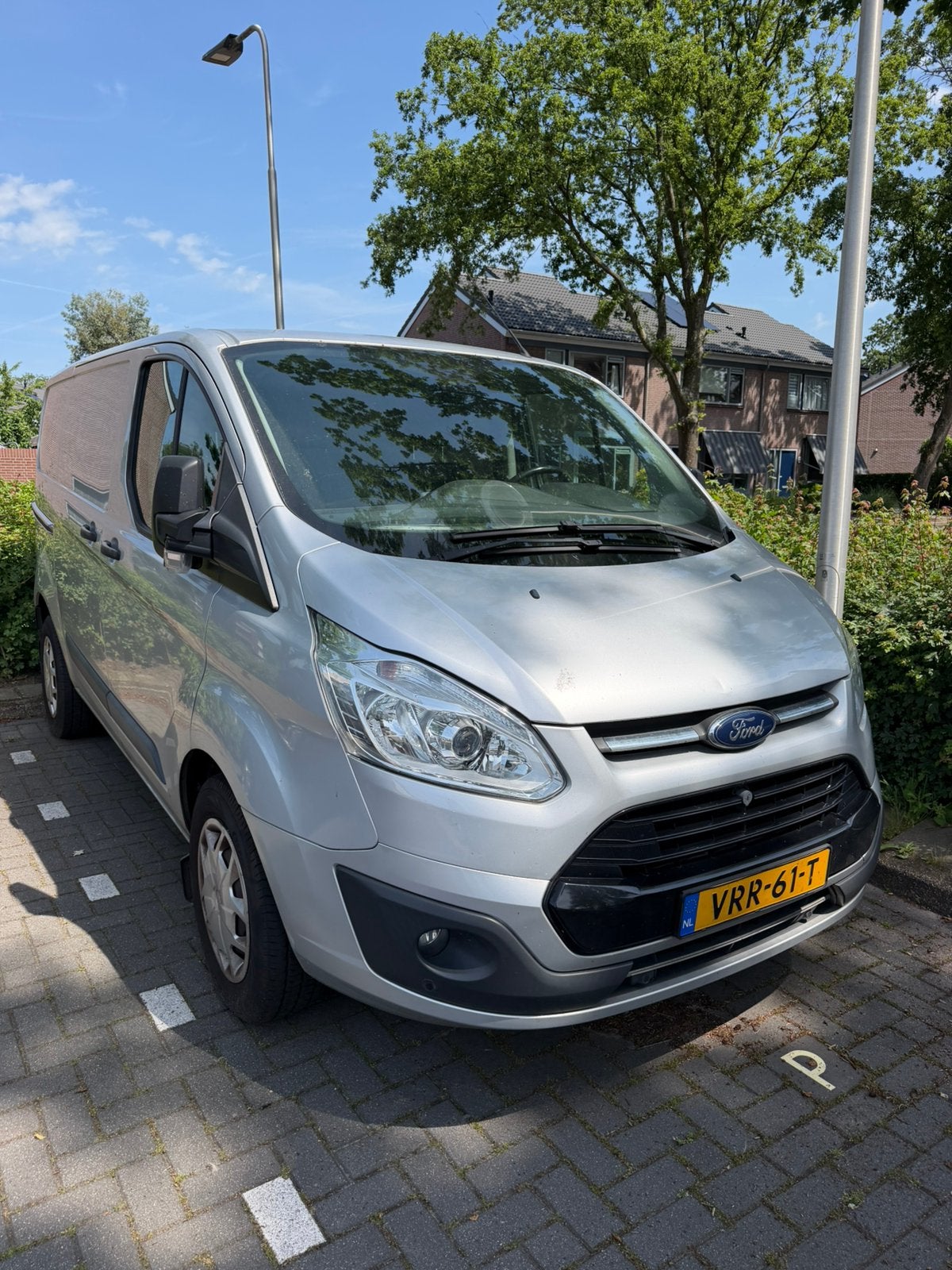 Ford customs automaat 2018, Auto's, Bestelauto's, Particulier, Diesel, Euro 6, Automaat, Zilver of Grijs, Voorwielaandrijving