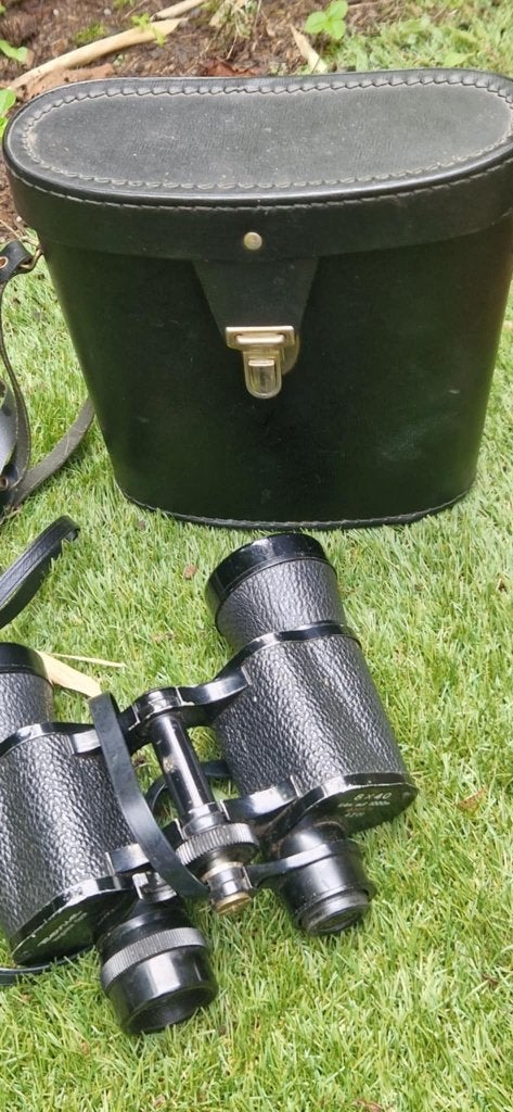 Vintage jaren 60 verrekijker van Revue (8x40) brocante, Gebruikt, Minder dan 8x, Overige typen, Ophalen of Verzenden