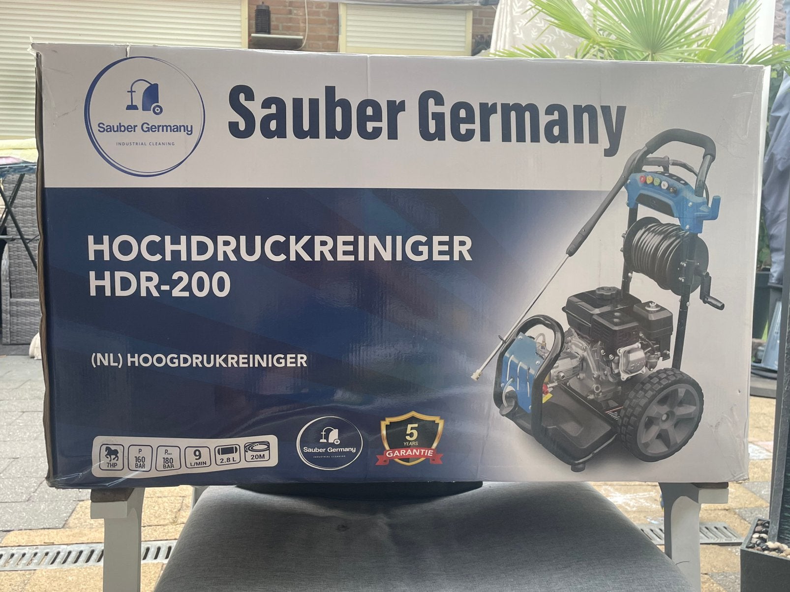 Hogedrukreiniger sauber germany, Ophalen of Verzenden, Nieuw, Benzine