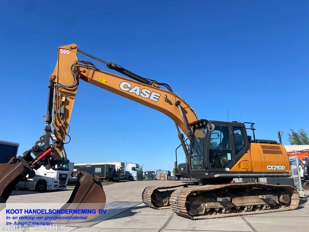 Case CX 210D! 7500H-GPS-Kantelstuk-2xBak, Niet opgegeven, -, Niet opgegeven, Graafmachine