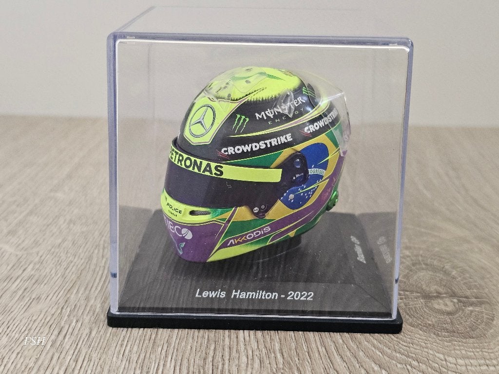 SUMMERSALE: Helm 1:5, Lewis Hamilton # 44, 2022, SPARK., Verzamelen, Ophalen of Verzenden, Zo goed als nieuw, Formule 1