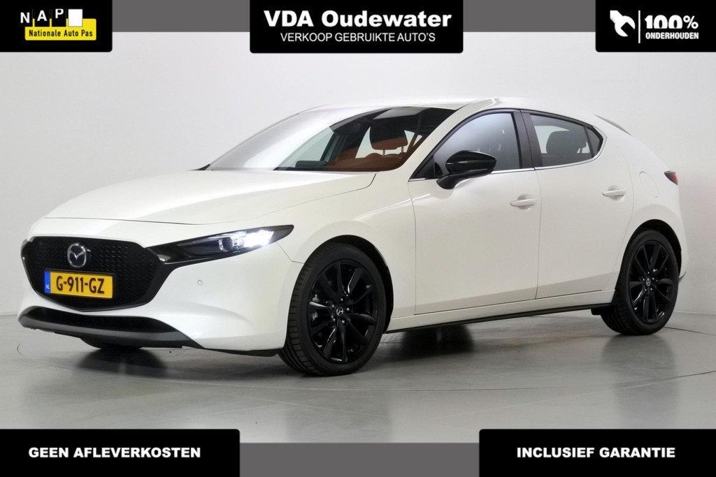 Mazda 3 2.0 X 180pk Comfort Bose Leder NAP, Auto's, Mazda, Voorwielaandrijving, 1998 cc, Gebruikt, 4 cilinders