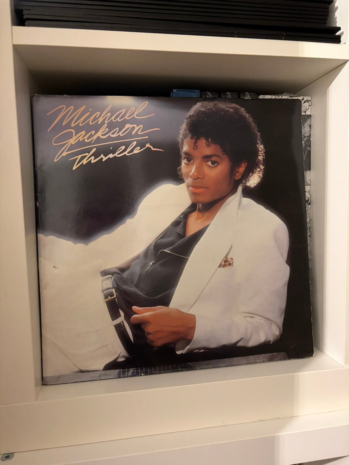 Michael Jackson - Thriller vinyl (originele persing), Ophalen of Verzenden, Gebruikt