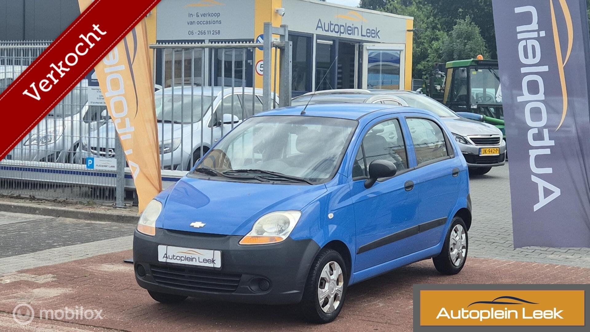 Chevrolet Matiz 0.8 Pure APK 13-04-2027, Voorwielaandrijving, Gebruikt, ABS, Blauw