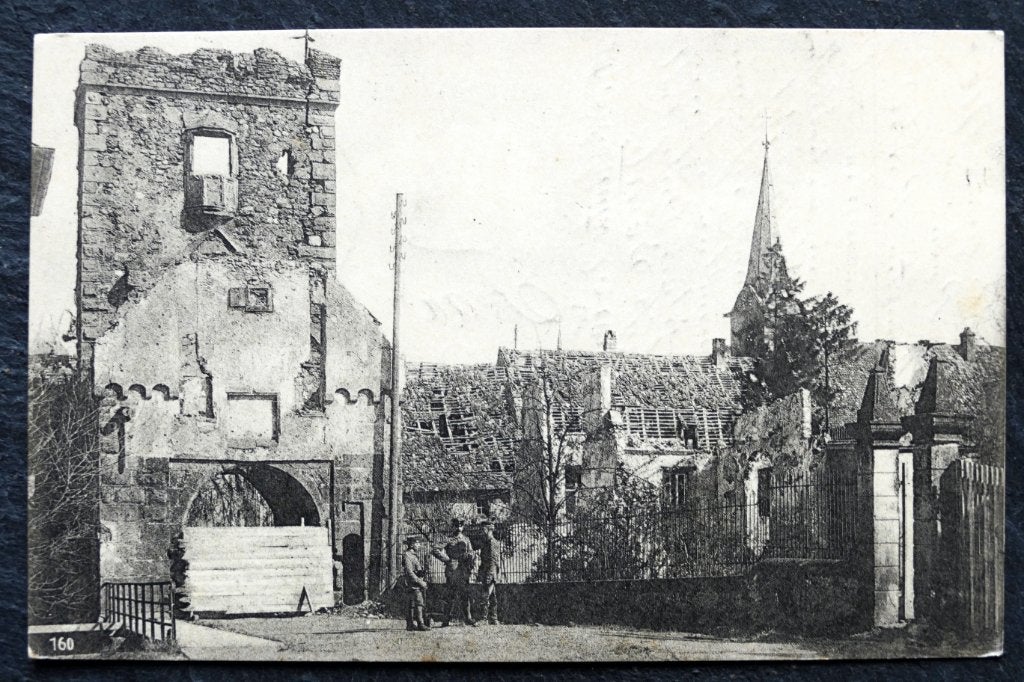 Soldaten, 1916, K.W. Feldpostexp.D. 7. Landwehrdivision, Verzamelen, Ansichtkaarten | Themakaarten, Verzenden, Voor 1920, Gelopen