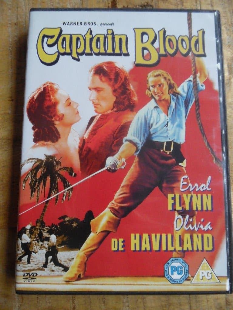 AVONTUUR SPEKTAKEL - CAPTAIN BLOOD - ERROL FLYNN, Vanaf 12 jaar, Ophalen of Verzenden, Gebruikt, Overige gebieden