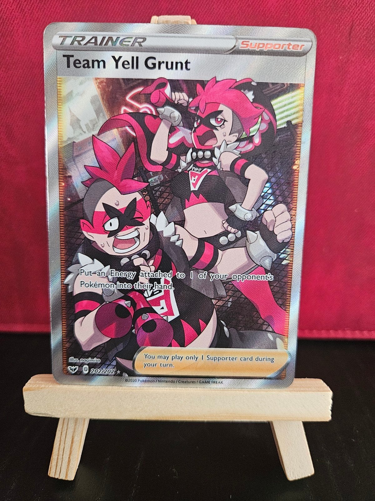 Team Yell Grunt #202, Ophalen of Verzenden, Zo goed als nieuw, Losse kaart