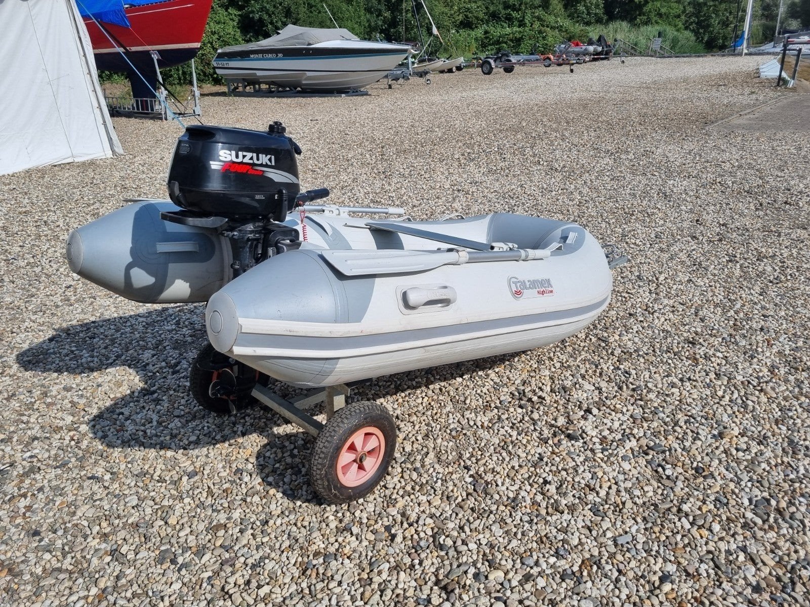 Strandtrailer/Handtrailer Talamex highline HLA 250, Watersport en Boten, Ophalen, Gebruikt, Overige typen