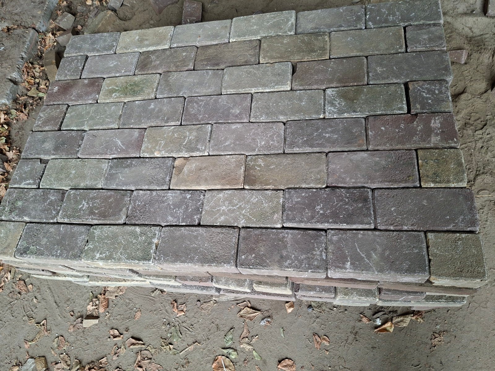 gebakken klinkers! op pallets 45m2, Ophalen, Gebruikt, Keramiek, Klinkers