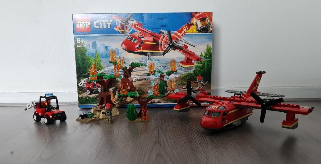 60217 Lego city brandweervliegtuig, Kinderen en Baby's, Speelgoed | Duplo en Lego, City, Compleet, Lego, Ophalen of Verzenden