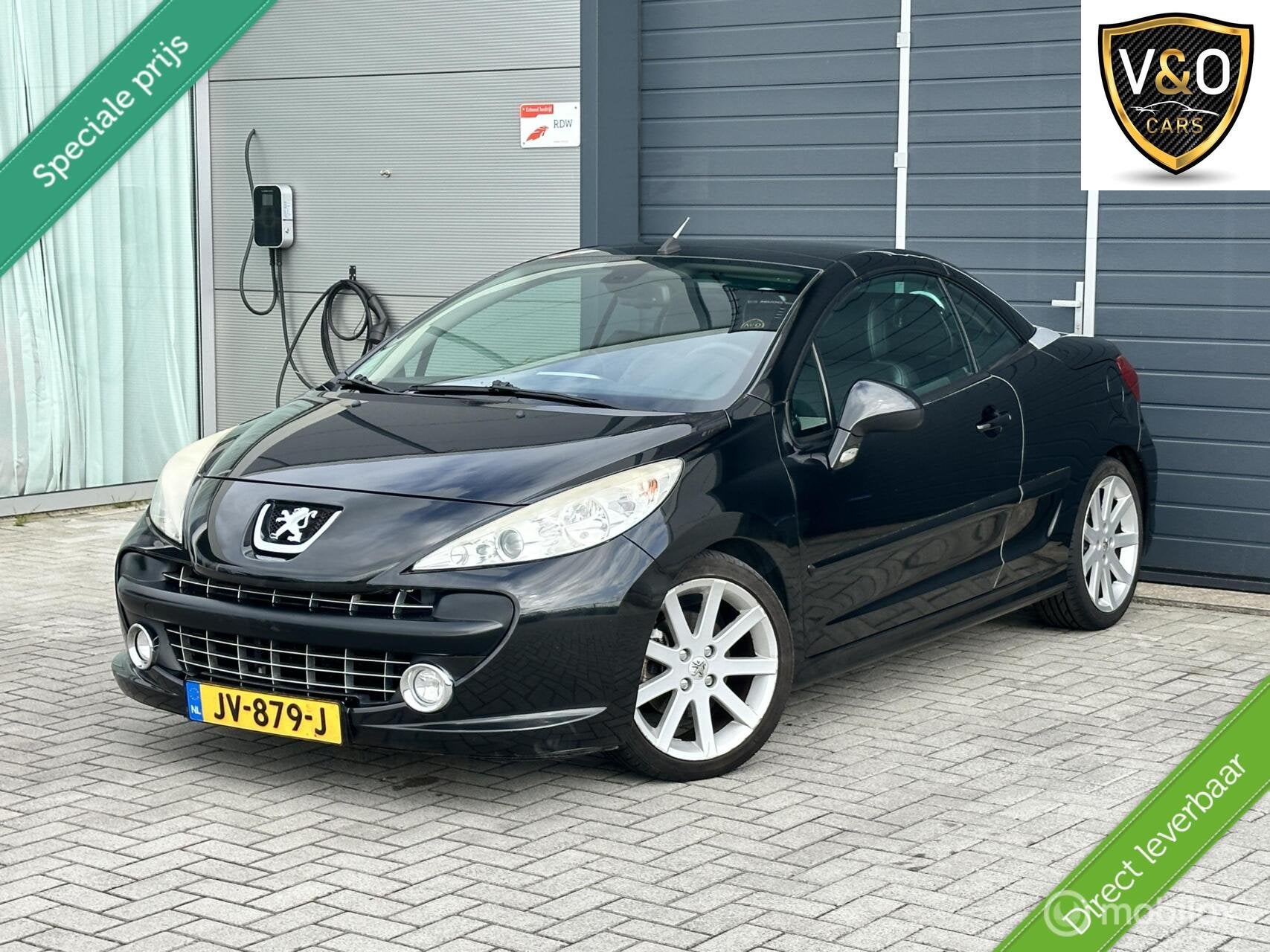 Peugeot 207 CC 1.6-16V T Sport !NIEUWE KOPPELINGSPLAAT SET!, Voorwielaandrijving, Zwart, 4 cilinders, 4 stoelen