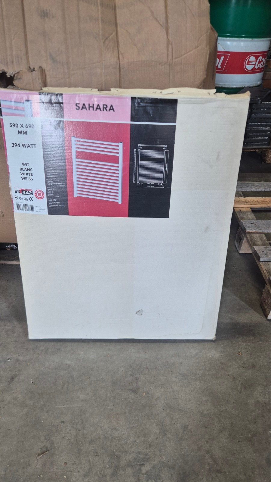 Haceka Sahara designradiator 394W - Nieuw in doos, Ophalen, Overige typen, Nieuw, 50 tot 100 cm