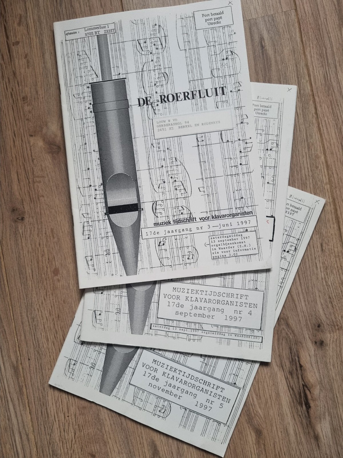 Klavarskribo, De Roerfluit, 1997 3bundeltjes, Muziek en Instrumenten, Ophalen of Verzenden, Gebruikt, Artiest of Componist, Religie en Gospel