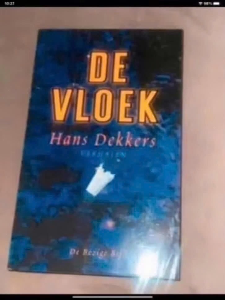 De Vloek - Hans Dekkers, Gelezen, Ophalen of Verzenden, Nederland, Hans Dekkers