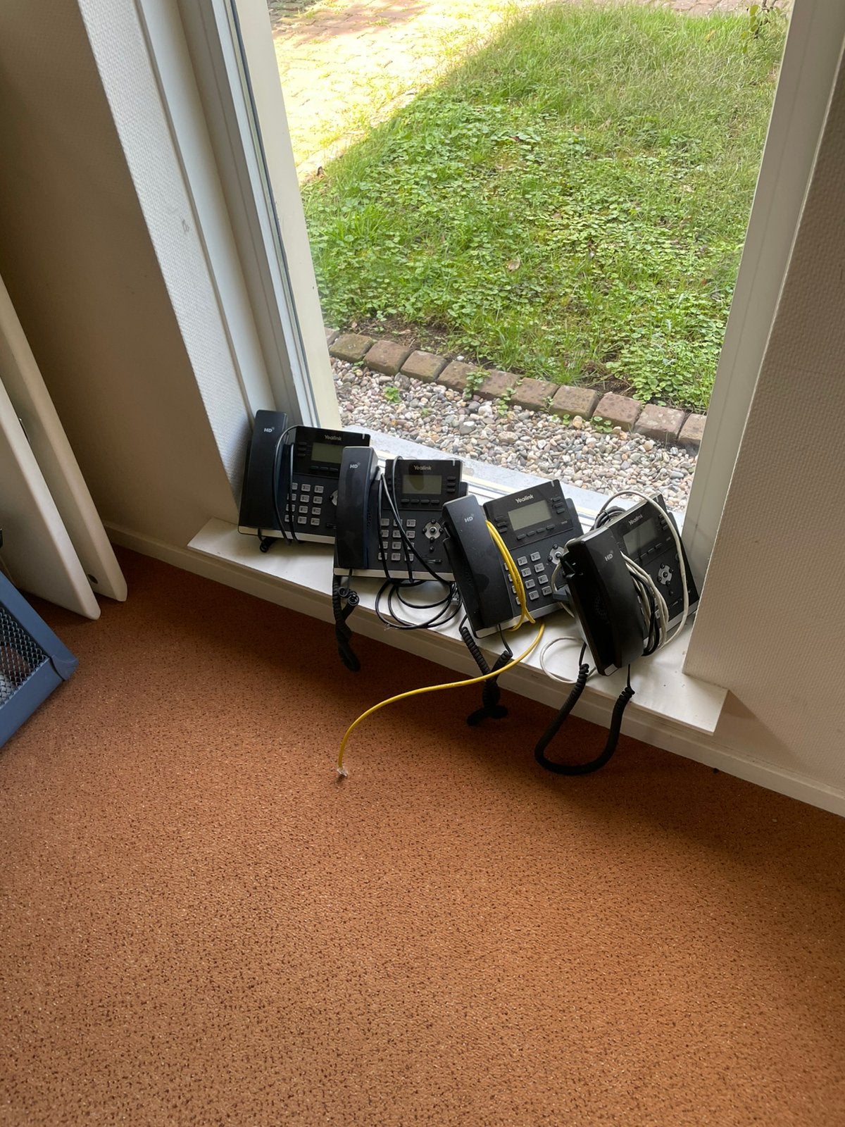 4 Yealink telefoontoestellen, Ophalen of Verzenden, Zo goed als nieuw