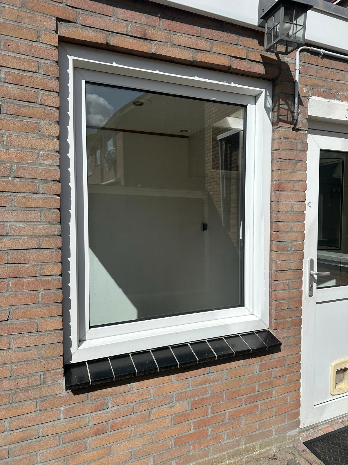 Kunststof kozijn met dubbel glas, Kunststof, Gebruikt, Overige typen, 200 tot 215 cm