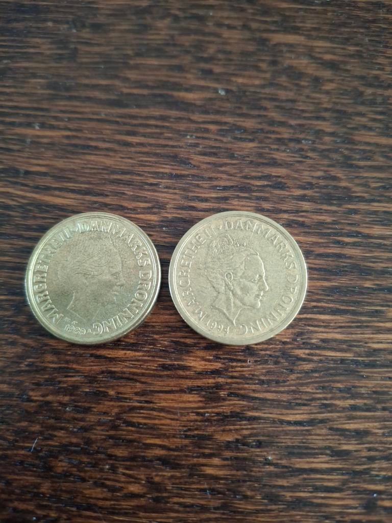 2 Goud kl.Deense Munten - 1994 & 1998, Ophalen of Verzenden, Overige landen, Goud