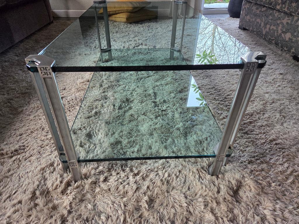 Peter Ghyczy salontafel in perfecte staat, Ophalen, 100 tot 150 cm, Klassiek design, 50 tot 100 cm