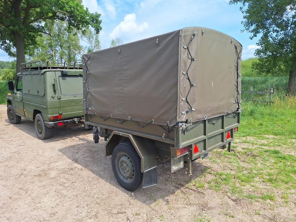 Leger aanhangwagens achter mercedes g-klasse / landrover, Ophalen of Verzenden, Zo goed als nieuw