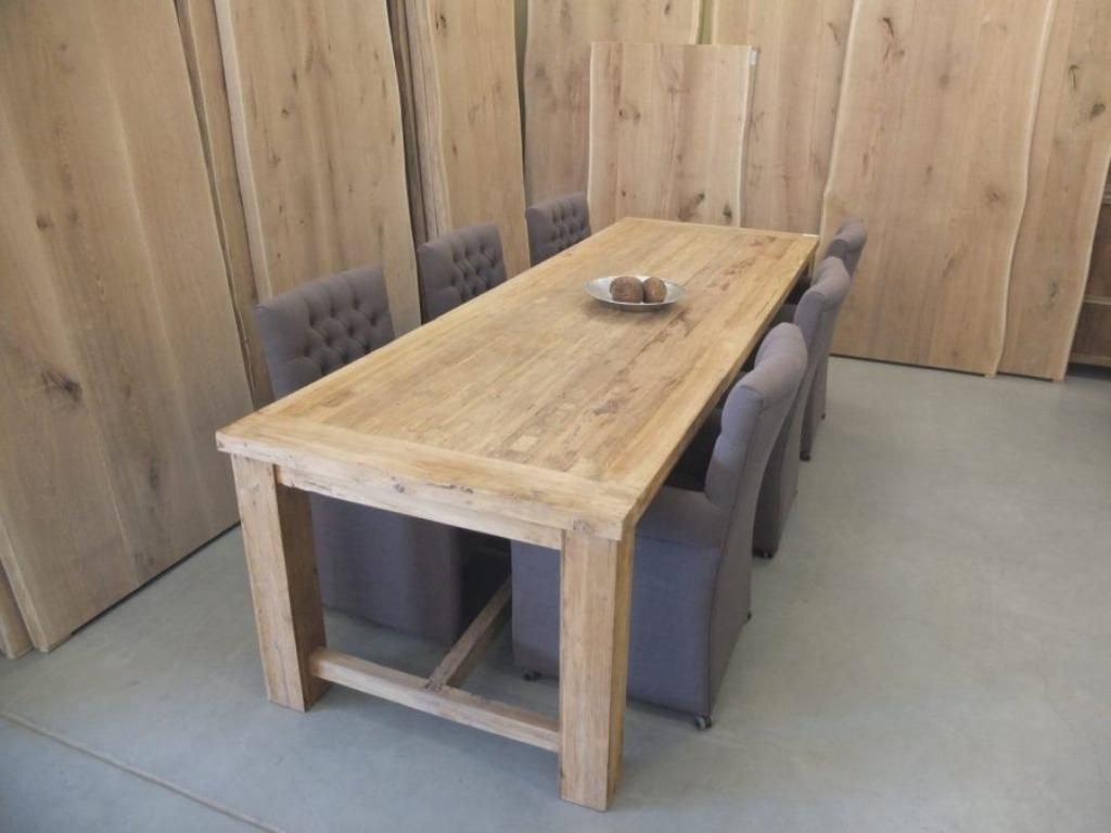 Teak kloostertafel / kasteeltafel 350 cm