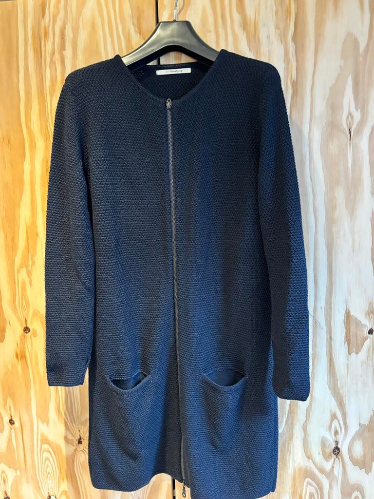 Donkerblauw Sibin Linnebjerg vest XS, Ophalen of Verzenden, Zo goed als nieuw, Maat 34 (XS) of kleiner, Blauw