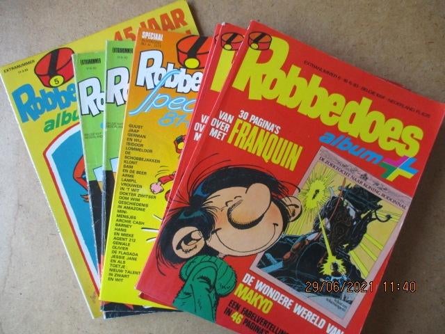 adv3868  robbedoes album +, Boeken, Eén stripboek, Ophalen, Gelezen