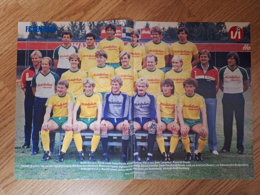 7 oude vintage posters FC Den Haag (zie foto's!), Verzamelen, Sportartikelen en Voetbal, Ophalen of Verzenden, Zo goed als nieuw
