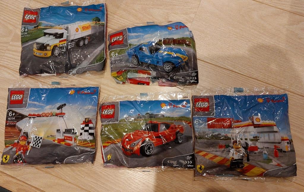 Nieuwe Lego Shell Ferrari sets, Ophalen of Verzenden, Nieuw, Complete set, Lego