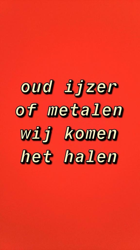 Oud ijzer haarlem en omstreken halen wij op, Ophalen, Gebruikt