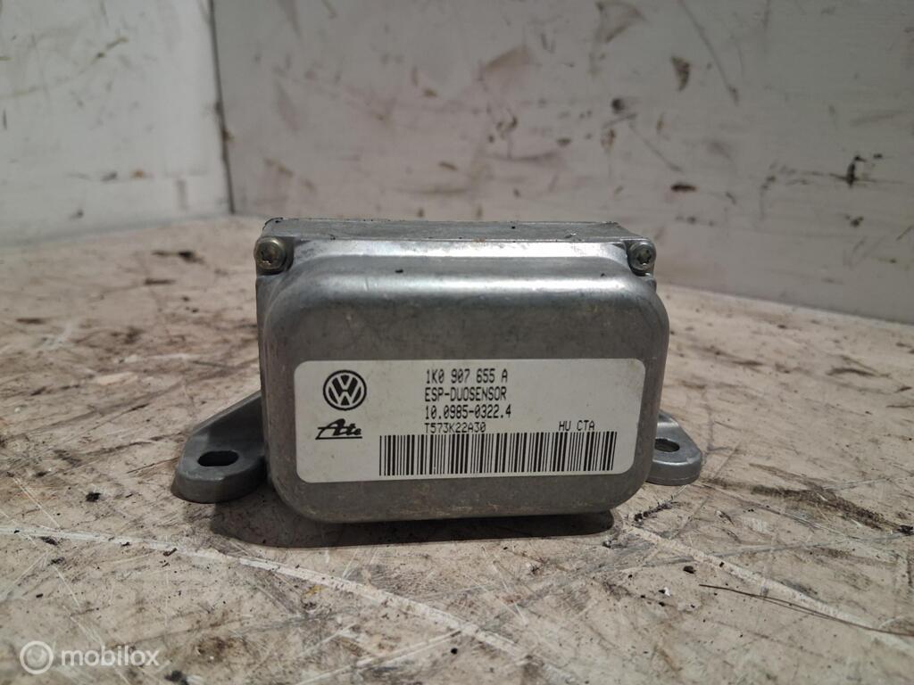 ESP duo sensor Audi A3 8P 2.0 FSI ('03-'12) 1K0907655A, Audi, Gebruikt, Audi, Ophalen of Verzenden