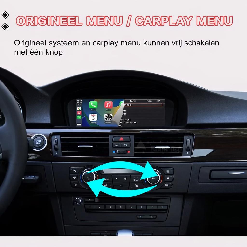 BMW 3 5 6 Series CarPlay & Android Auto CCC Systeem, Auto diversen, Autoradio's, Aycar, Ophalen of Verzenden, Zo goed als nieuw