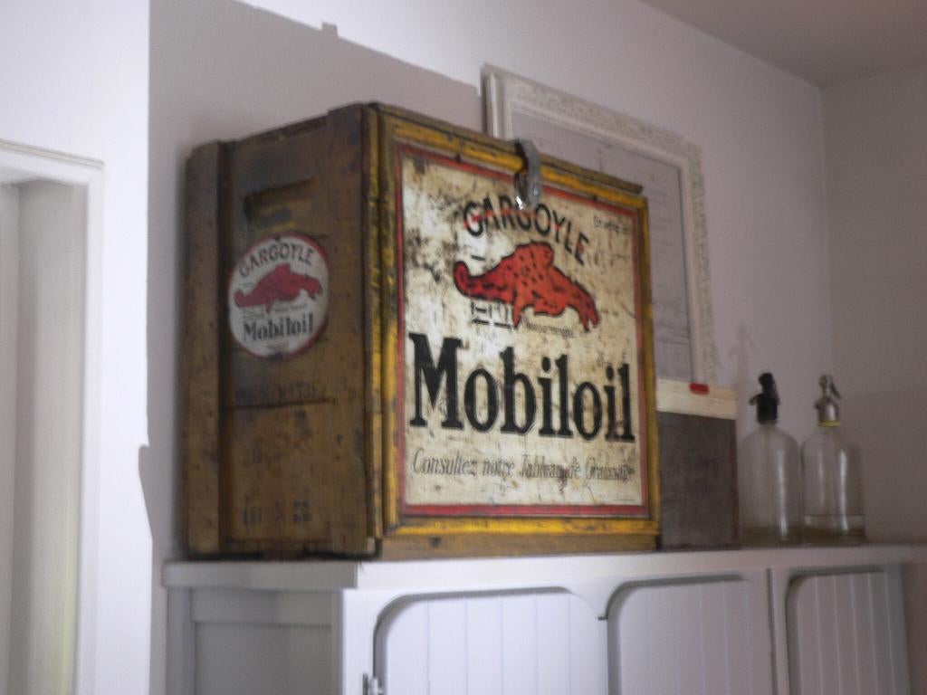 MOBILOIL GARGOYLE KIST, Ophalen