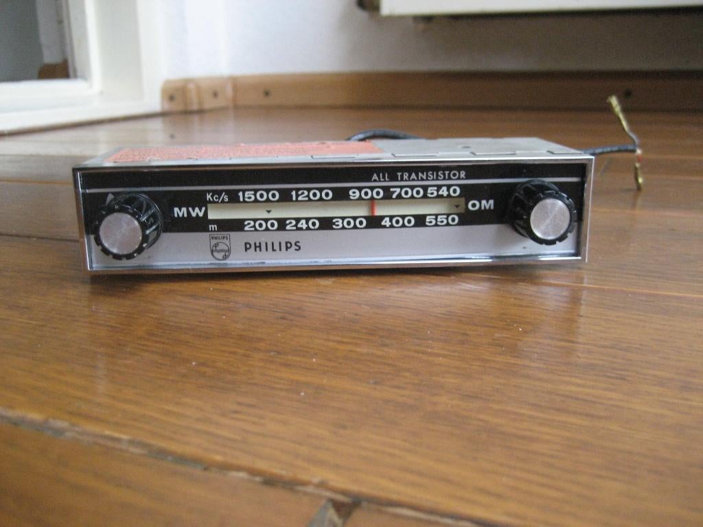 Oldtimer autoradio philips, Ophalen of Verzenden, Gebruikt