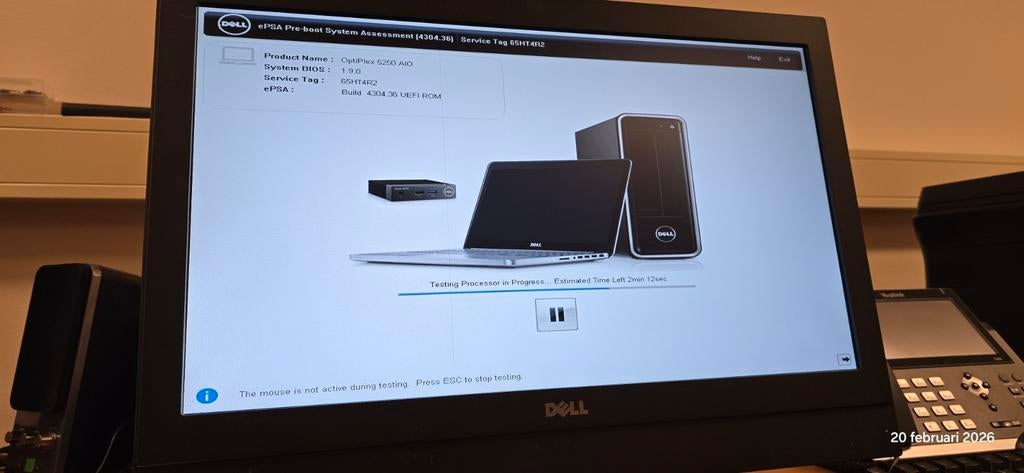 3x Dell OptiPlex 5250 AIO - All-in-One PC, Computers en Software, Desktop Pc's, Ophalen, Gebruikt, Met monitor, 8 GB
