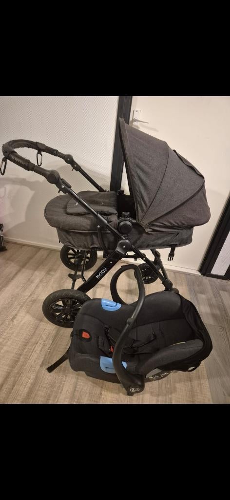 Kinderkraft MOOV 3-in-1 Kinderwagen, Gebruikt, Verstelbare duwstang, Combiwagen, Ophalen