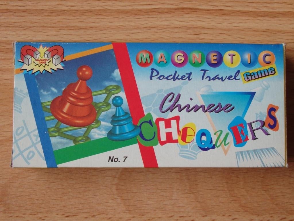 Halma magnetisch reisspelletje uit de jaren 80, Hobby en Vrije tijd, Gezelschapsspellen | Bordspellen, Ophalen, Zo goed als nieuw