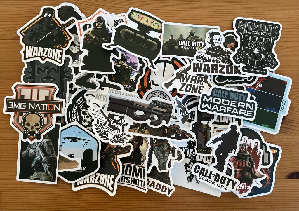 Call of Duty game stickers, Verzenden, Nieuw, Meerdere stickers