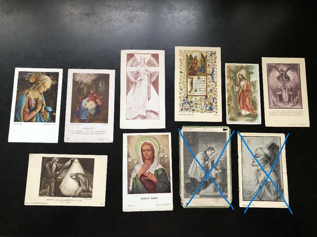 Oude Bidprentjes Prent Priesterfeest Priester, Ophalen of Verzenden