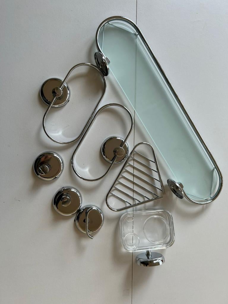Badkameraccessoires - Haceka & Geesa - nette staat, Huis en Inrichting, Badkamer | Badtextiel en Accessoires, Ophalen of Verzenden