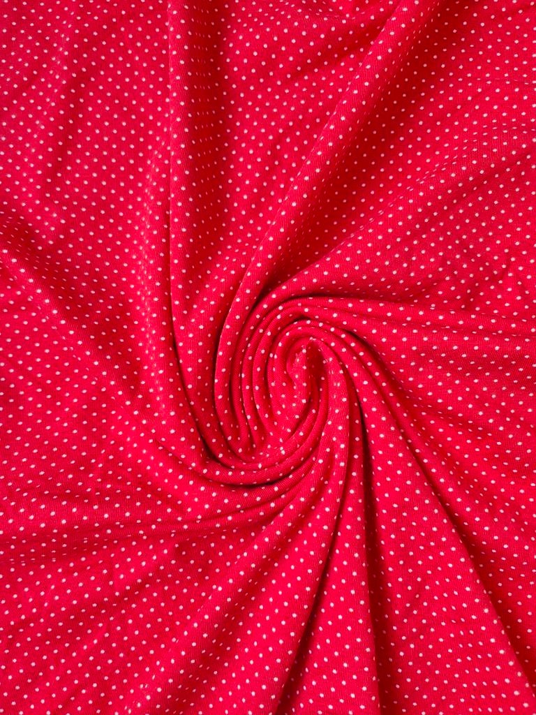 Katoen stof jersey stippen lap, 120 cm of meer, Nieuw, Ophalen of Verzenden, Katoen