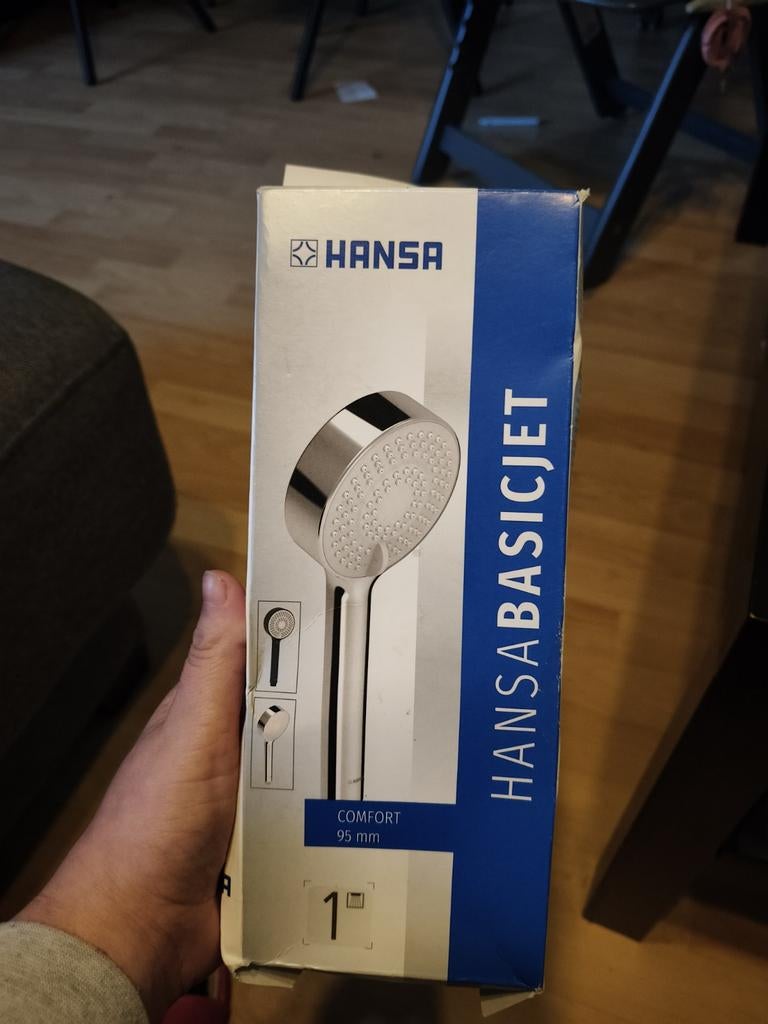 Hansa BasicJet Douchekop - Nieuw in verpakking, Huis en Inrichting, Ophalen of Verzenden, Nieuw, Overige kleuren, Overige typen