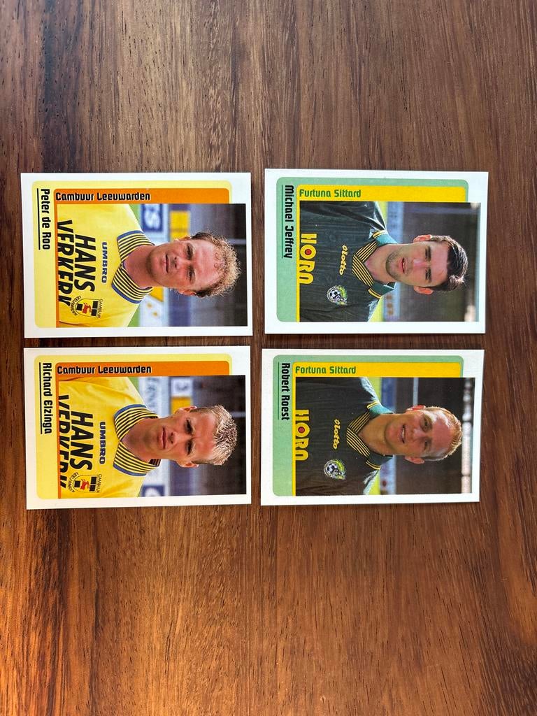 Voetbal Panini Spelerskaarten’99 - Cambuur & Fortuna Sittard, Verzamelen, Sportartikelen en Voetbal, Zo goed als nieuw, Spelerskaart