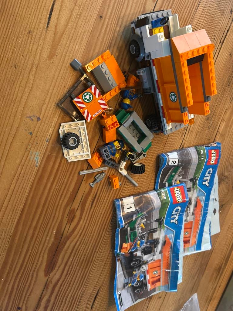 Lego City Vuilniswagen 60118, Ophalen of Verzenden, Gebruikt, Complete set, Lego